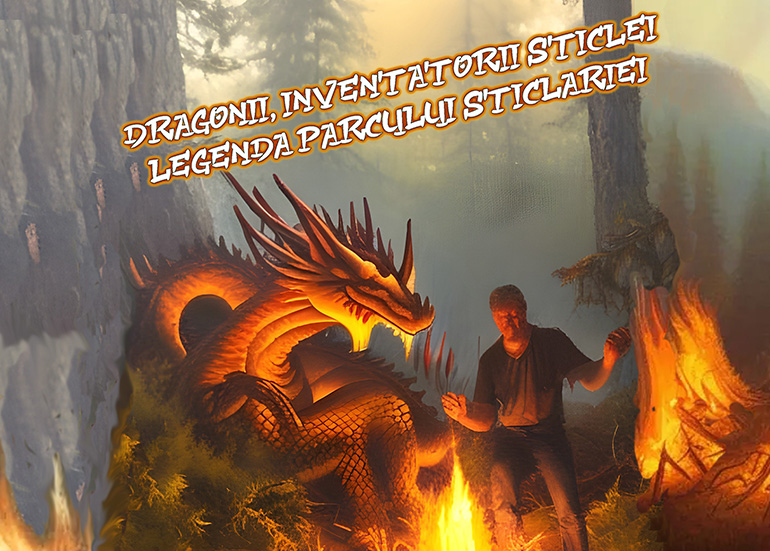 Dragons, inventors of glass. The Legend of the Glass Park